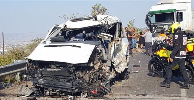 وفاة 5 مواطنين واصابة اثنين في حادث سير قرب جنين