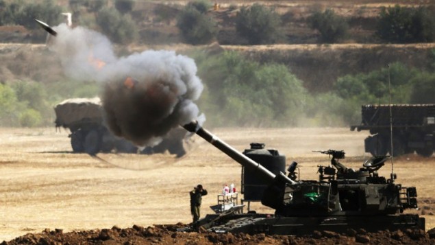 سقوط قذيفة مدفعية إسرائيلية قرب الحدود الشرقية لقطاع غزة