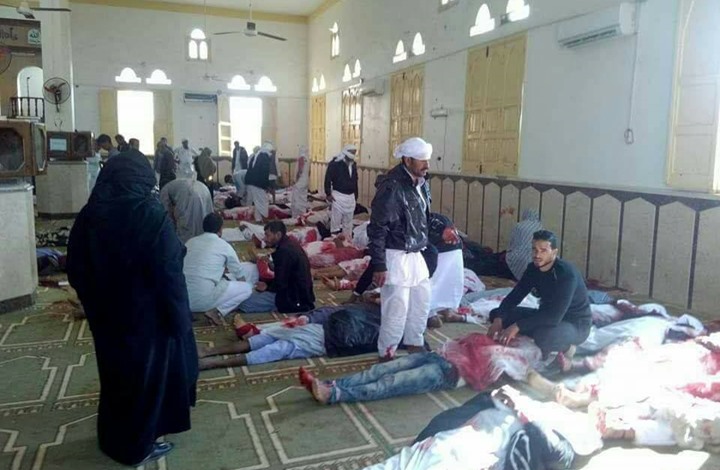تفجير المسجد العريش