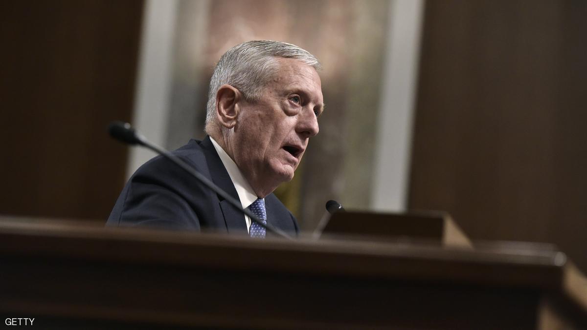 Retired Marine Corps general James Mattis testifies before the Senate Armed Services Committee on his nomination to be the next secretary of defense in the Dirksen Senate Office Building on Capitol Hill in Washington, DC on January 12, 2017. / AFP / Mandel Ngan (Photo credit should read MANDEL NGAN/AFP/Getty Images)
