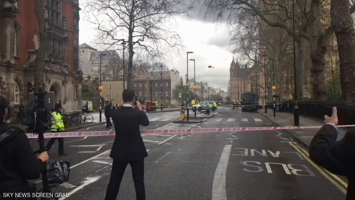 سقوط جرحى في إطلاق نار خارج مبنى البرلمان البريطاني