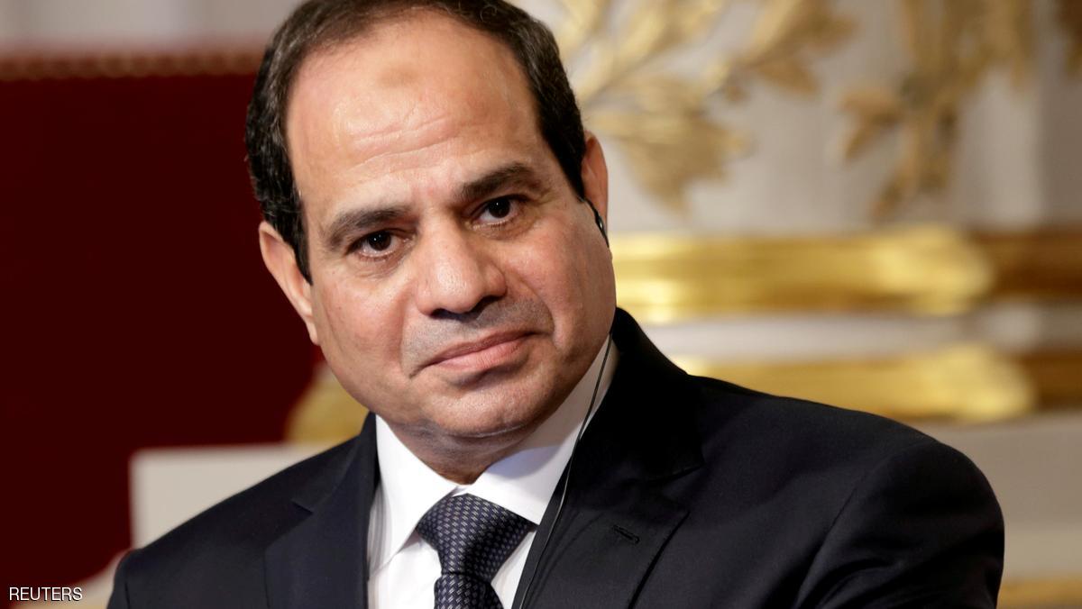 FILE PHOTO: Egyptian President Abdel Fattah al-Sisi delivers a statement at the Elysee Palace in Paris, France November 26, 2014. REUTERS/Philippe Wojazer/File Photo