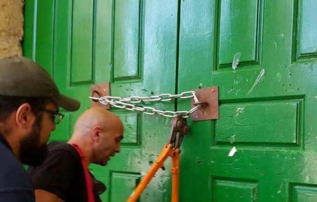 بالصور :الاحتلال حوّل الاقصى الى ساحة حرب لتأمين اقتحامات المستوطنين