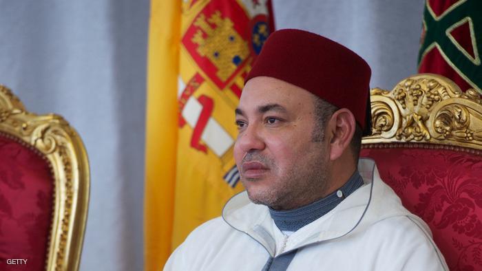 RABAT, MOROCCO - JULY 16: King Mohammed VI of Morocco attends the inauguration of the "25 Anos de Cooperacion Hispano-Marroqui" exhibition at the National Library on July 16, 2013 in Rabat, Morocco. King Juan Carlos of Spain is on a four-day official visit to Morocco. (Photo by Carlos Alvarez/Getty Images)