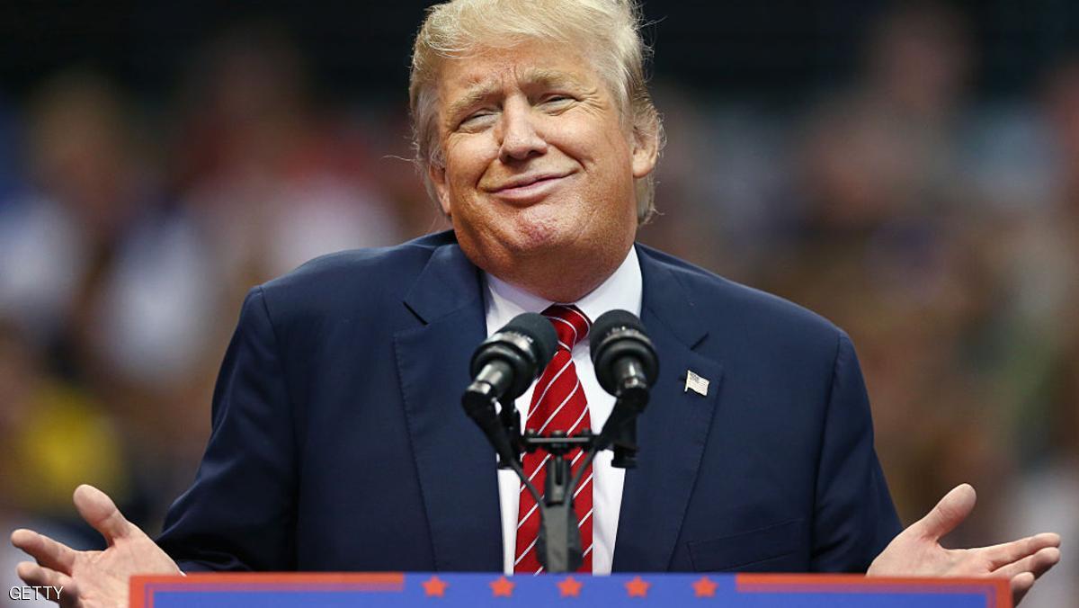 DALLAS, TX - SEPTEMBER 14: Republican presidential candidate Donald Trump speaks during a campaign rally at the American Airlines Center on September 14, 2015 in Dallas, Texas. More than 20,000 tickets have been distributed for the event. (Photo by Tom Pennington/Getty Images)