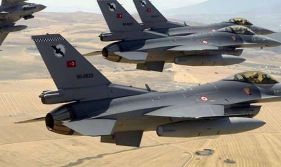 سلاح الجو التركي يدمر مواقع لتنظيم الدولة في ريف حلب الشرقي