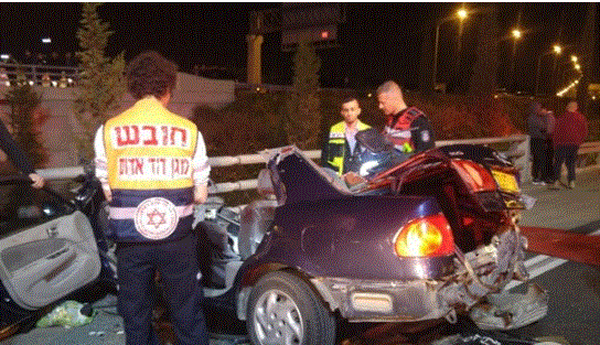 مصرع 4 فلسطينيين في حادث سير مروّع بالرملة