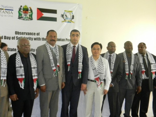 إحياء اليوم العالمي للتضامن مع الشعب الفلسطيني في تنزانيا