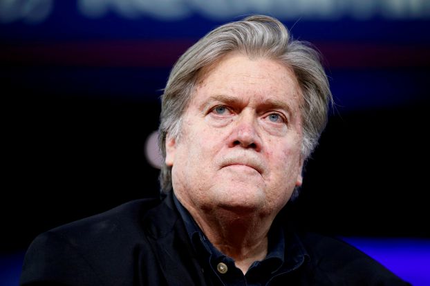 FILE PHOTO: White House Chief Strategist Stephen Bannon speaks at the Conservative Political Action Conference (CPAC) in National Harbor, Maryland, U.S., February 23, 2017. REUTERS/Joshua Roberts /File Photo
