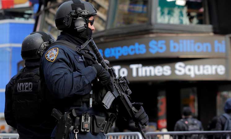 تشديد الأمن في الولايات المتحدة قبيل احتفالات العام الجديد