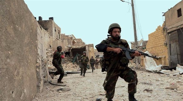 النظام يعلن تدمير تجمعات وآليات لداعش بريف حمص