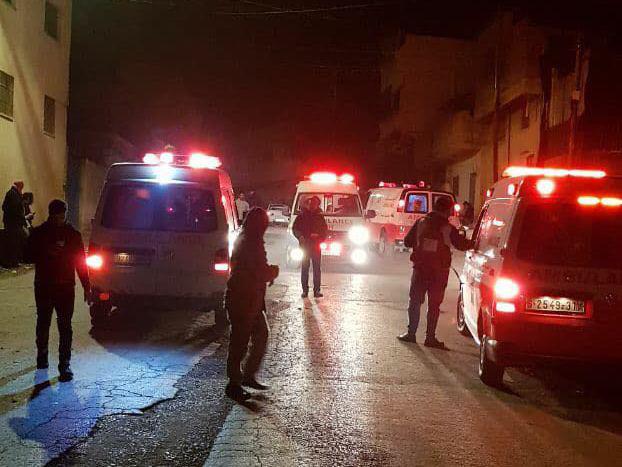 70 إصابة خلال المواجهات في بلدة عزون