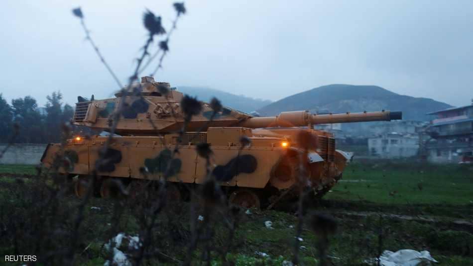 الجيش التركي يجدد قصفه على عفرين