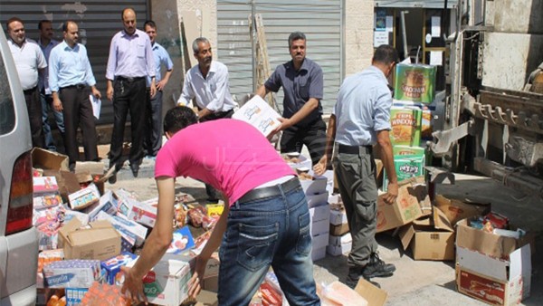 اتلاف 24 طنا من المواد الفاسدة في جنين