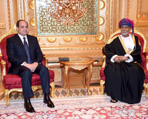 السيسي يعرض على السلطان قابوس مقترحاً لحل أزمة اليمن