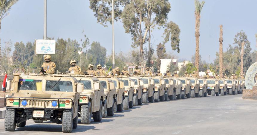 الجيش المصري يكشف حصيلة عملية “سيناء 2018”