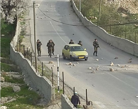 تقوع: مستوطنون يشاركون جيش الاحتلال بإقتحام مدرسة