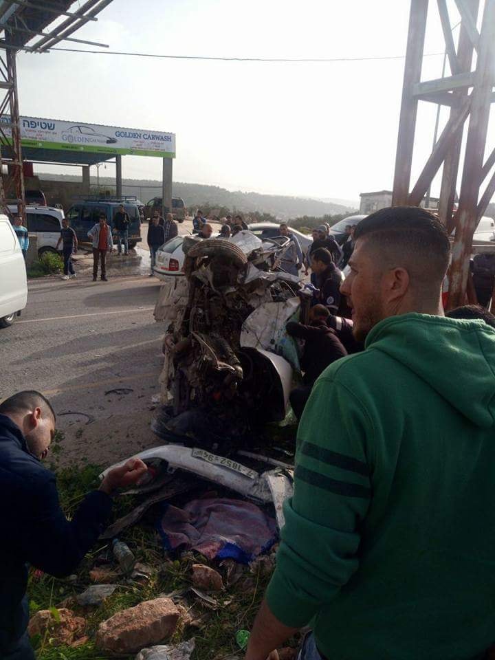 مصرع مواطنين في حادث سير ذاتي في قراوة بني حسان