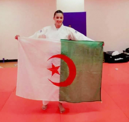 جزائرية تنسحب من بطولة العالم للجودو رفضاً لمنازلة لاعبة اسرائيلية