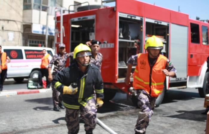 الدفاع المدني يتعامل مع 13 حادث حريق وإنقاذ