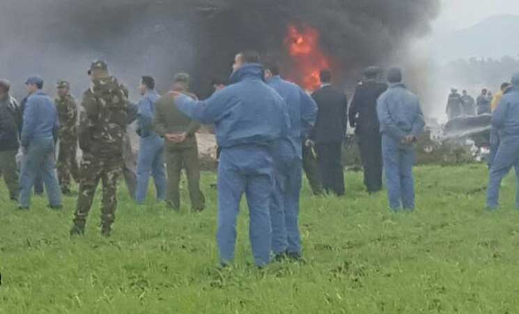 الرئيس يعزي نظيره الجزائري بضحايا تحطم الطائرة العسكرية