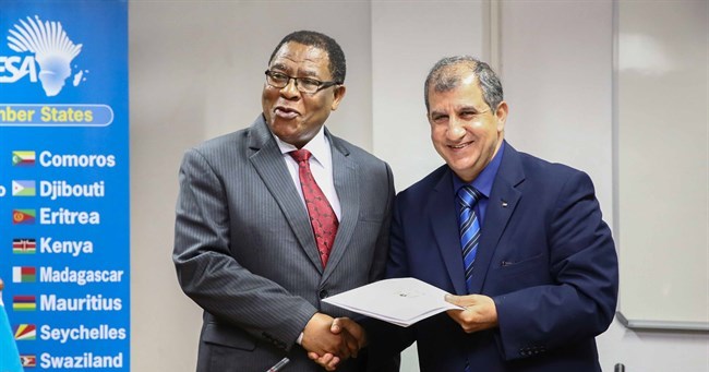 السفير حسن يقدم أوراق اعتماده للكوميسا في زامبيا