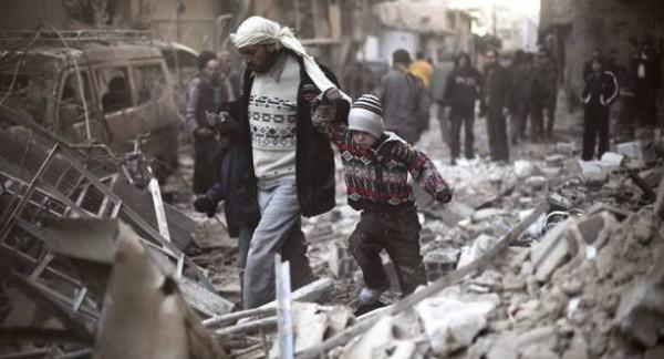 اتفاق على اول عملية اجلاء لمدنيين من دوما في الغوطة الشرقية