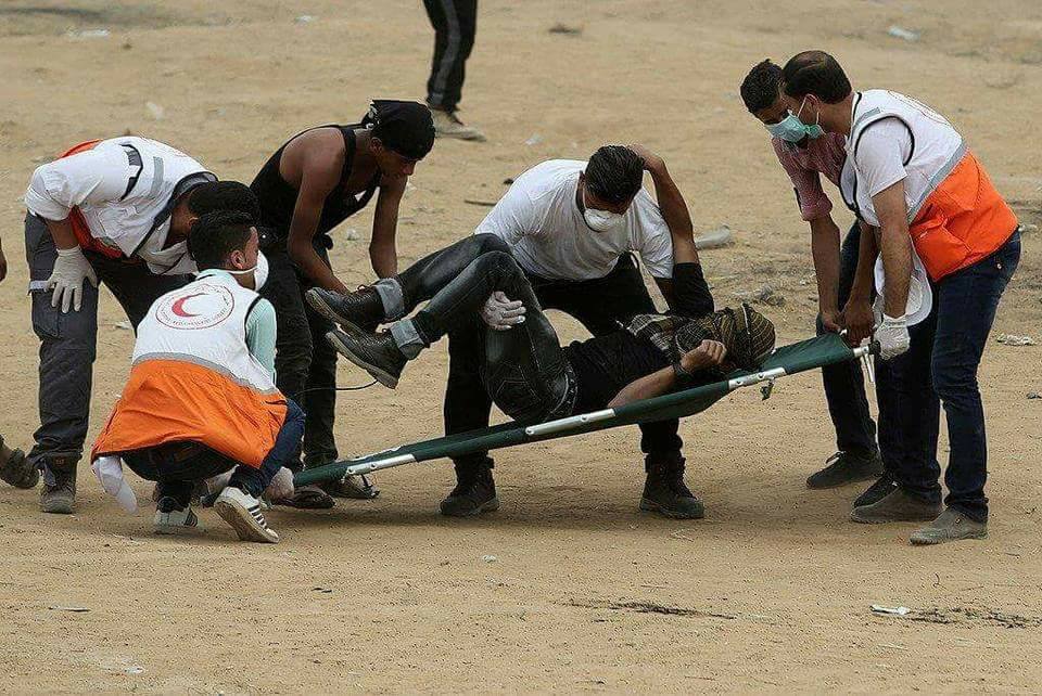 إصابة شابين برصاص الاحتلال شرق غزة