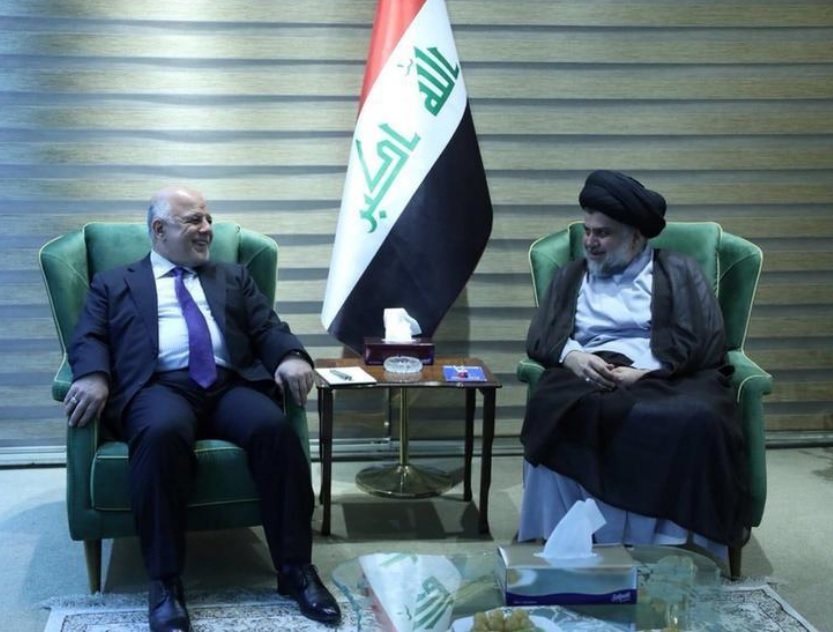 الصدر يلتقي برئيس الوزراء العراقي العبادي