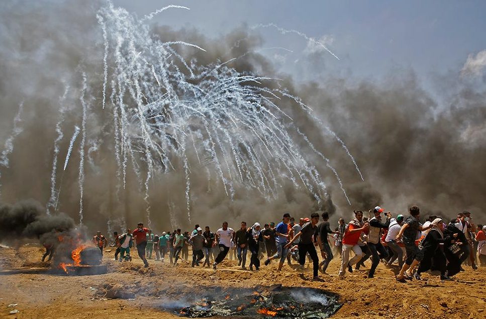 إصابات برصاص الاحتلال وبالاختناق شرق قطاع غزة