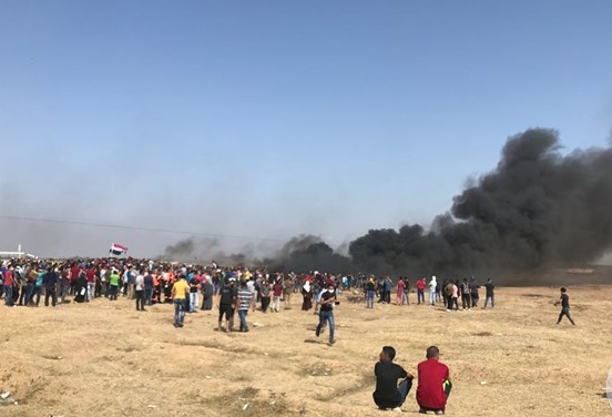 36 اصابة قرب الحدود وحرائق نتيجة الطائرات الورقية