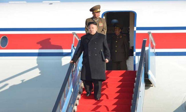 طائرة زعيم كوريا الشمالية تتجه إلى سنغافورة
