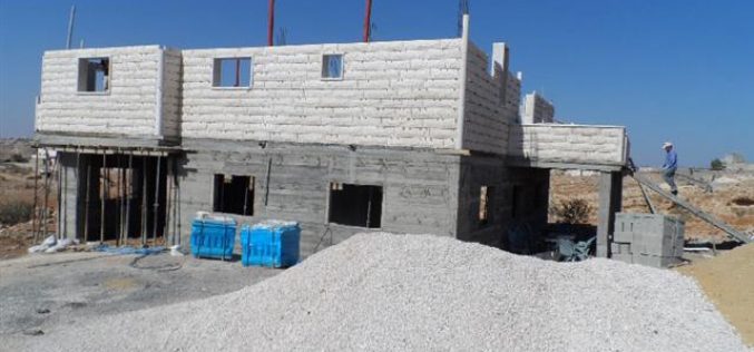 بيت لحم: اخطار بوقف البناء في ثلاثة منازل ببلدة نحالين