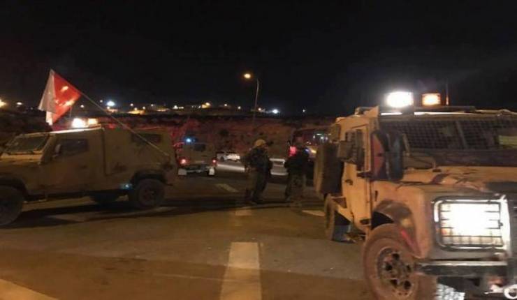 اصابة ثلاثة من جنود الاحتلال في عملية دهس قرب بيت لحم والاحتلال يقتحم بلدة الخضر