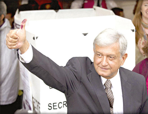 اليساري لوبيز اوبرادور يفوز بالانتخابات الرئاسية المكسيكية