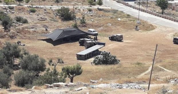 القدس: الاحتلال يهدد بهدم خيمة الاعتصام في بلدة صور باهر