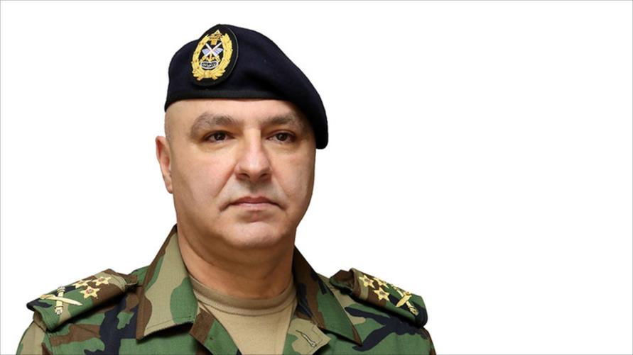 قائد الجيش اللبناني: عقيدتنا نحو “العدو الاسرائيلي” ثاتبة ولن تتغير