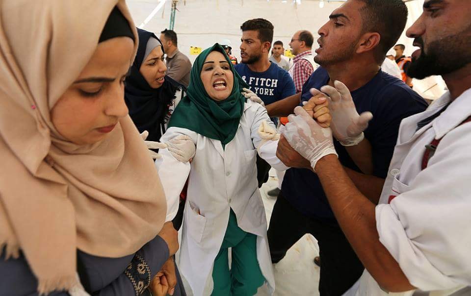 استشهاد مواطنين أحدهما طفل وإصابة 246 آخرين برصاص الاحتلال شرق غزة