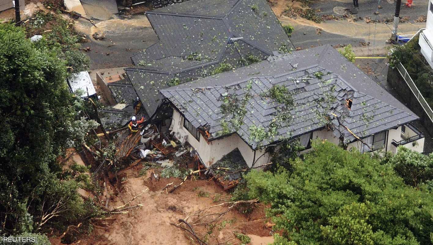 ارتفاع ضحايا الأمطار الغزيرة في اليابان إلى 100 قتيل