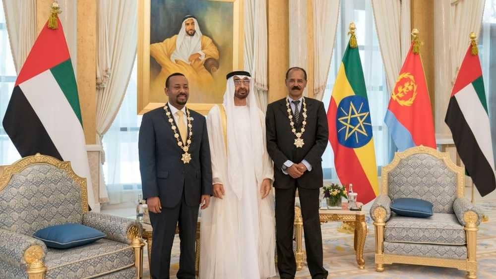 الإمارات تمنح زعيمي إريتريا وإثيوبيا وسام “زايد”