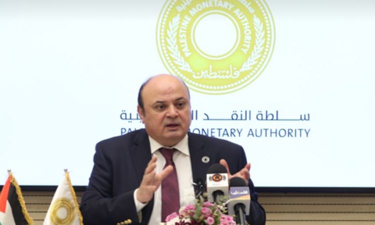 الشوا يطلع الشيخ على جهود سلطة النقد لتطوير القطاع المصرفي