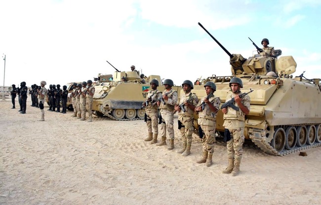الرئاسة تدين الهجوم الإرهابي على الجيش المصري شمال سيناء
