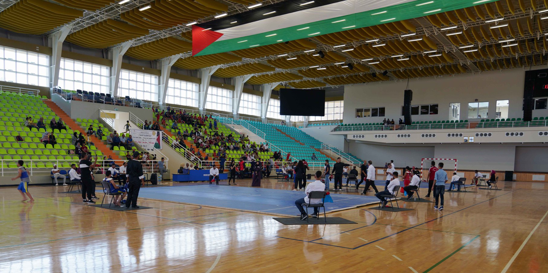 الجامعة العربية الامريكية تستضيف البطولة الوطنية للبراعم في الكونغ فو