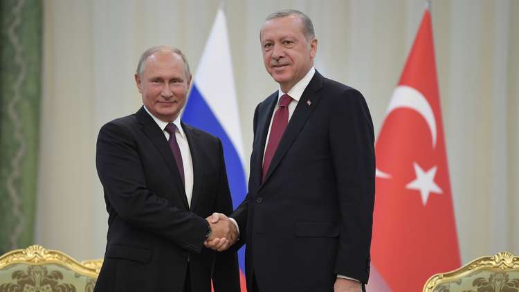 بوتين وأردوغان يبحثان الأزمة السورية في سوتشي