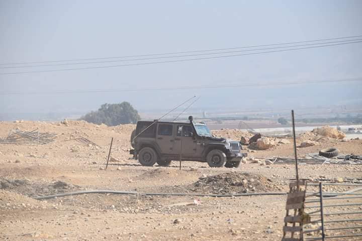 الاحتلال يعلن «خلة حمد» في الأغوار الشمالية منطقة عسكرية