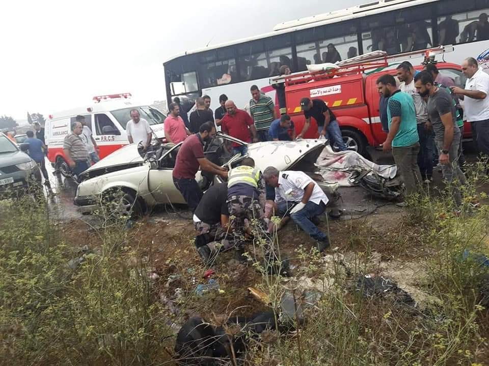 مُحدث: وفاة 3 مواطنين بحادث سير على طريق جنين
