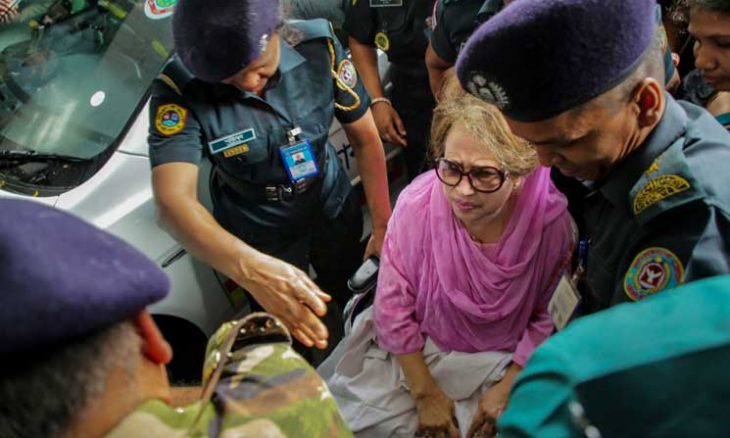 تمديد حبس رئيسة وزراء بنغلادش السابقة