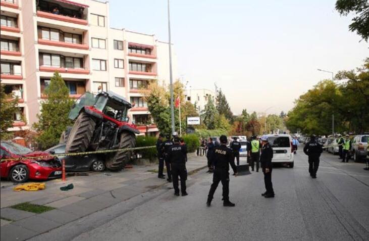 محاولة لاقتحام السفارة الإسرائيلية في أنقرة