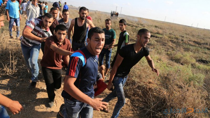 إصابات برصاص الاحتلال وبالاختناق على حدود غزة