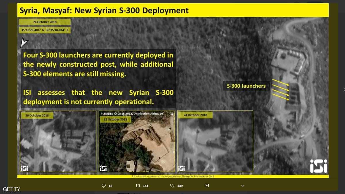 صور فضائية تكشف منصات إس 300 “مختلفة تماما” في سوريا